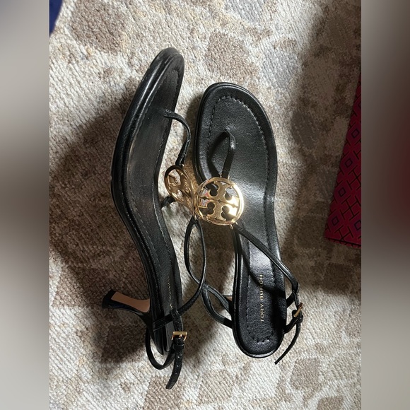 Tory Burch Capri Miller Low Heel Sandal -8.5 , Calf Leather - Picture 3 of 9